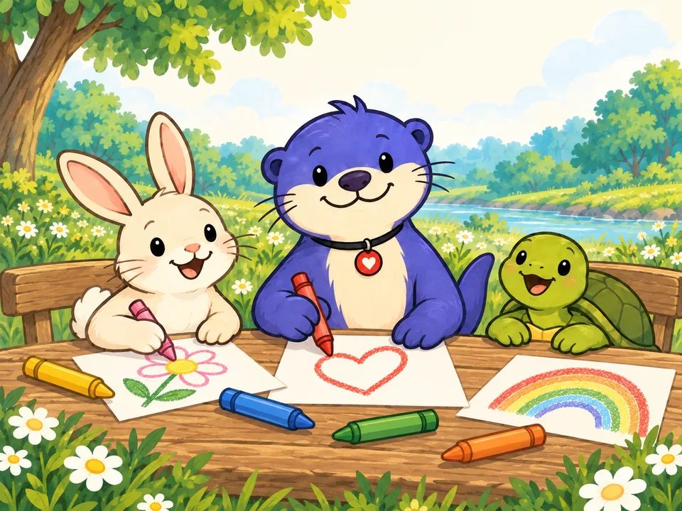 Kin and friends draw together at their picnic table.